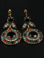 thumb Classical Colorful Resin stones White Crystals Alloy Two Pieces Jewelry Set 2