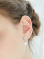 thumb Fashion Leaves-stack Freshwater Pearl Stud Earrings 1