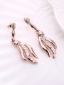 thumb Alloy Rose Gold Plated Fashion Rhinestones Two Pieces Jewelry Set 2