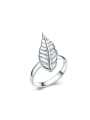 thumb Creative Leaf S925 Silver Fashion Ring 0