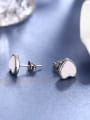 thumb Women All-match Heart Shaped Acrylic Stud Earrings 2