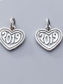 thumb 925 Sterling Silver With Antique Silver Plated Vintage Heart Pendants 3