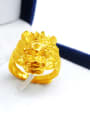 thumb Exquisite Gold Plated Dragon Shaped Ring 3