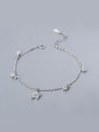 thumb Plum Blossom Shaped Zircon Bracelet 0