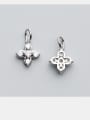 thumb 925 Sterling Silver With Silver Plated Flower Charms 2