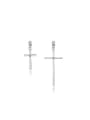 thumb Exquisite Asymmetric Cross Shaped Drop Earrings 0