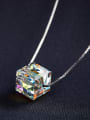 thumb austrian Crystals Square-shaped Necklace 0