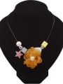 thumb Fashion Lace Flower Resin Geometries Alloy Necklace 0