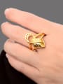 thumb Personality 24K Gold Plated Number Eight Shaped Ring 2