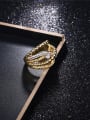 thumb Fashion Multi-layer Gold Plated Alloy Ring 3
