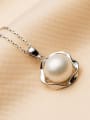 thumb 2018 Freshwater Pearl Hollow Flower Necklace 2