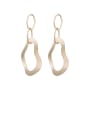 thumb Alloy With Gold Plated Simplistic Hollow Geometric Drop Earrings 0