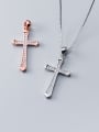 thumb 925 Sterling Silver With Cubic Zirconia Fashion Cross Pendants 0