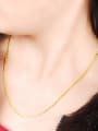 thumb Elegant 24K Gold Plated Geometric Shaped Copper Necklace 2