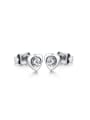 thumb Tiny simple Heart Titanium Stud Earrings 0