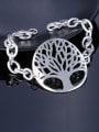 thumb Simple Round Hollow Tree Bracelet 2