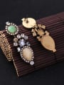 thumb Sweet Personality Color Stones Drop Chandelier earring 3