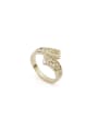 thumb Retro Style Geometric Shaped Copper Ring 0