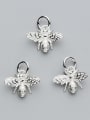 thumb 925 Sterling Silver With Silver Plated Personality Little bee 2