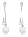 thumb Fashion Imitation Pearls Alloy Drop Earrings 2