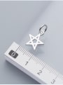 thumb 925 Sterling Silver With Silver Plated Personality Star Charms 1