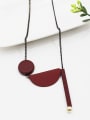 thumb All-match Adjustable Eraser Beads Sweater Necklace 2