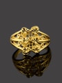 thumb High Quality 24K Gold Plated Heart Shaped Ring 1