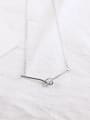 thumb Simple Knot Silver Women Necklace 0