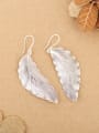 thumb Ethnic style Leaf Handmade hook earring 0