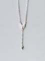 thumb Personality Personality Arrow Shaped S925 Silver Necklace 0