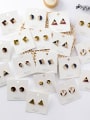 thumb Alloy With Gold Plated Trendy Geometric Stud Earrings 1