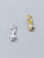 thumb 925 Sterling Silver With 18k Gold Plated Delicate Star Charms 2