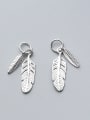 thumb 925 Sterling Silver With Silver Plated Trendy Leaf Bails 1