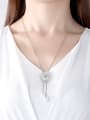 thumb Copper With White Gold Plated Trendy Geometric Necklaces 1