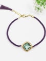 thumb Purple 16K Gold Plated Glass Bracelet 1