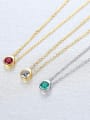 thumb 925 Sterling Silver With Cubic Zirconia Cute Round Necklaces 3