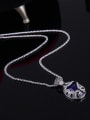 thumb Alloy Antique Silver Plated Vintage style Artificial Stones Oval-shaped Three Pieces Jewelry Set 2