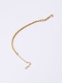 thumb Titanium With Gold Plated Simplistic Multi-layer Chain Bracelets 1