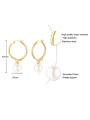 thumb Stainless Steel With Gold Plated Simplistic Round Clip On Earrings 2