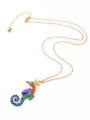 thumb Lovely Small Hippocampus Alloy Necklace 2