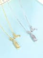 thumb 925 Sterling Silver With smooth Personality Irregular Necklaces 2