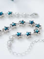 thumb Simple Blue austrian Crystals Stars Bracelet 2