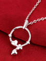 thumb Simple Round Heart shapes Necklace 2