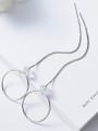 thumb S925 Silver Round-shaped Ear Wires 4