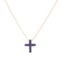 thumb Small Exquisite Cross Shaped Turquoise Women Necklace 0