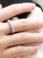 thumb Fashion Shiny Rhinestones Titanium Women Ring 1