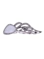 thumb Retro Style Wing-shape Personality Women Party Ring 0