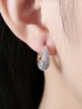 thumb Women 18K Gold Rhinestone stud Earring 1