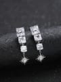 thumb Shining Zircons Wedding Accessories Women Drop Earrings 2