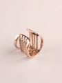 thumb Hollow Multi-layer Exaggerated Opening Ring 1